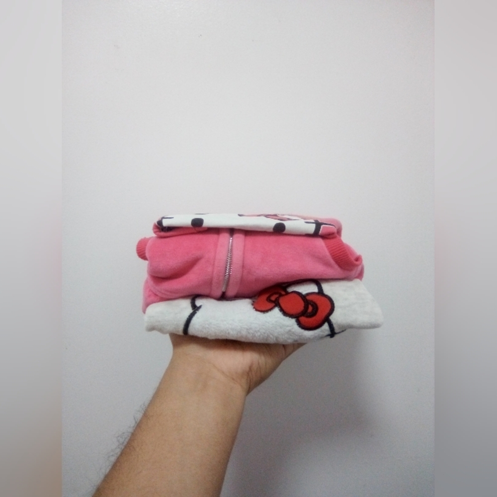Hello Kitty By Sanrio Top & Hoodie Sz 2T-3T Bundle Of 3